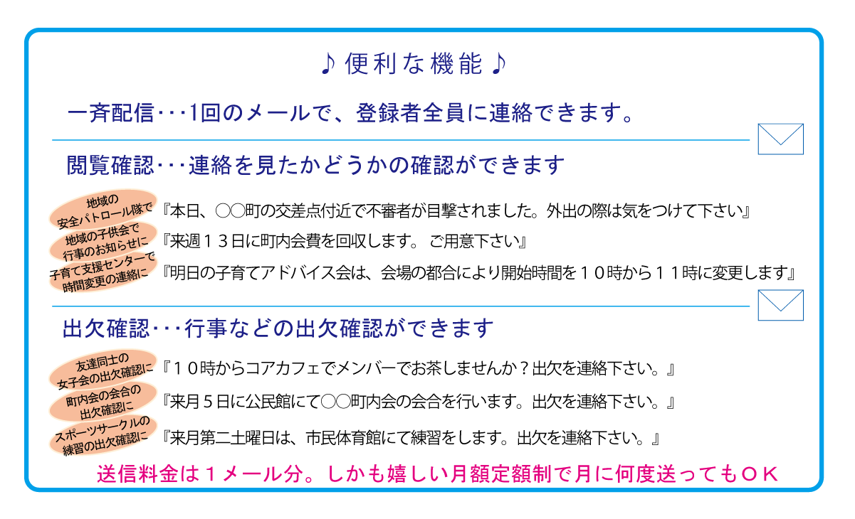 小規模 非営利団体向け連絡網システム 株式会社コアシステムズ